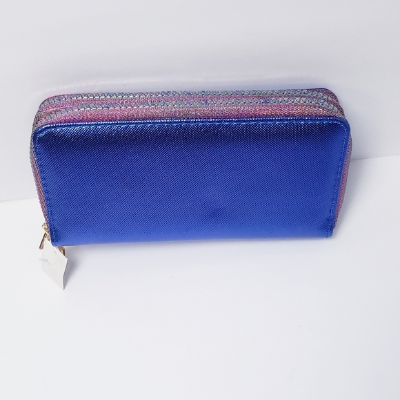 Women's blue wallet - Picture 2 of 4